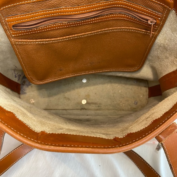 Dooney & Bourke All Weather Leather Cream and Beige Tote - Picture 10 of 13